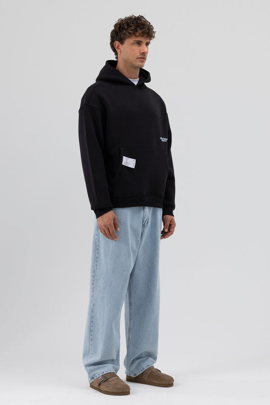Oversized Hooded Printed Sweatshirt