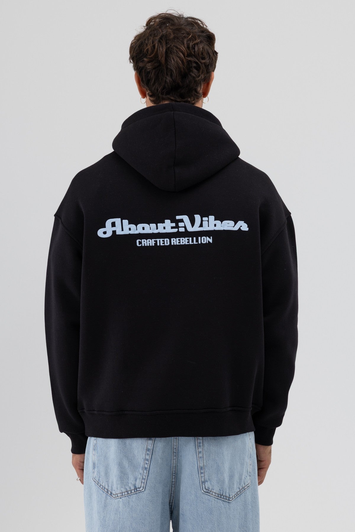 Oversized Hooded Printed Sweatshirt