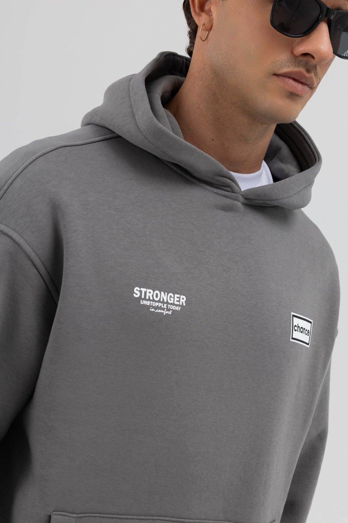 Oversized Sweatshirt with Back Print