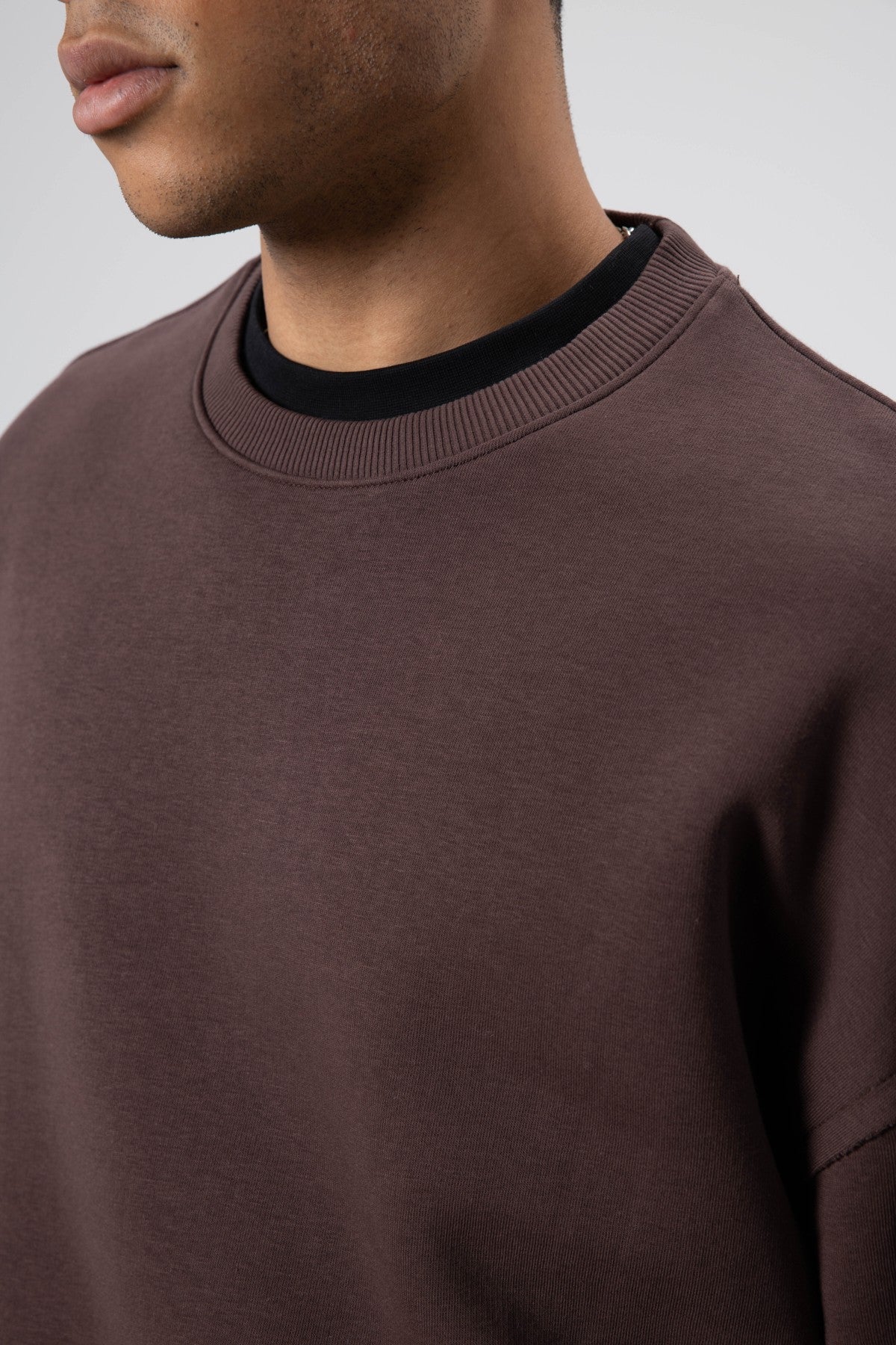 Boxy Fit Basic Sweatshirt