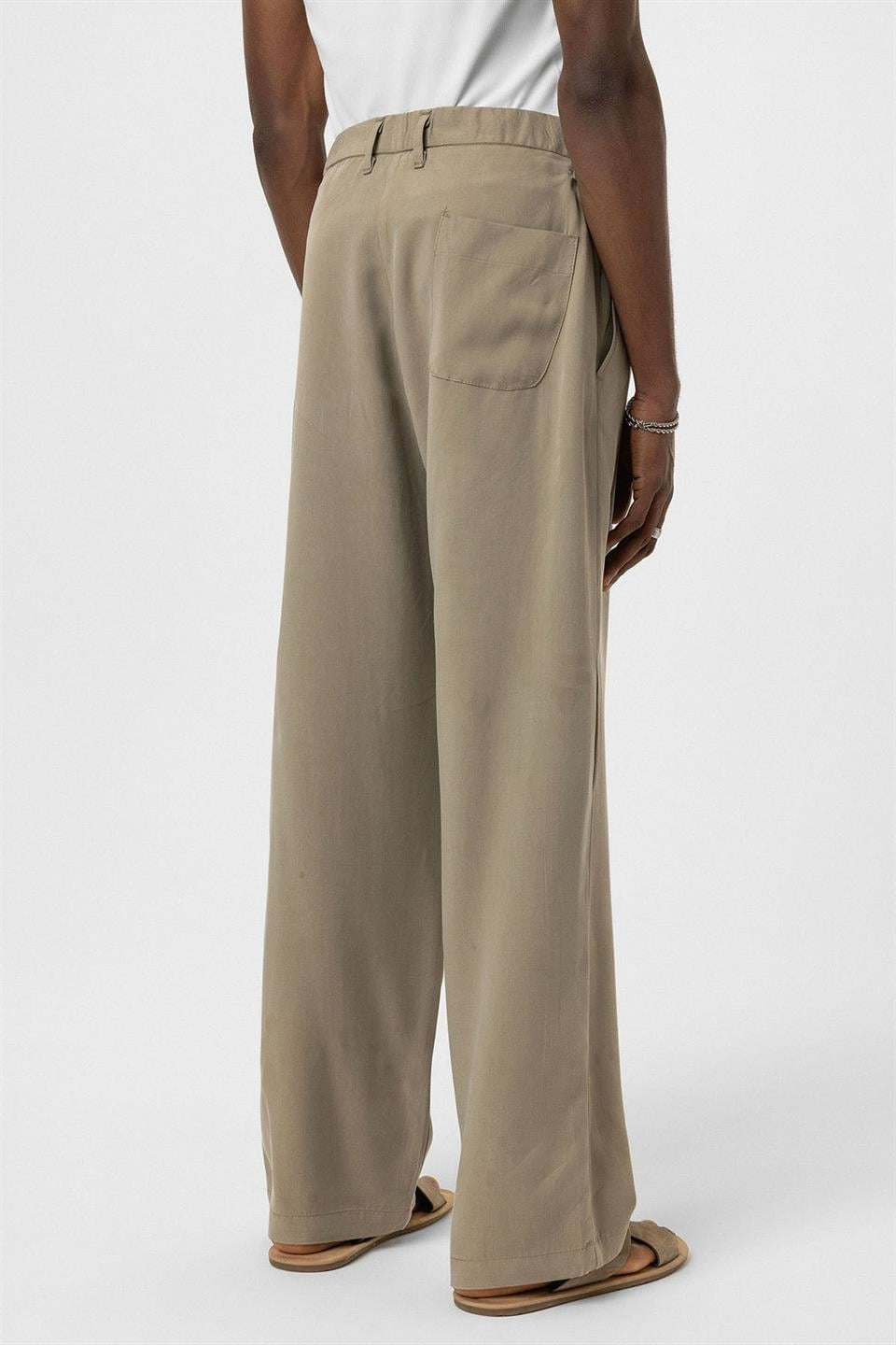 Relaxed-Fit Fabric Pants