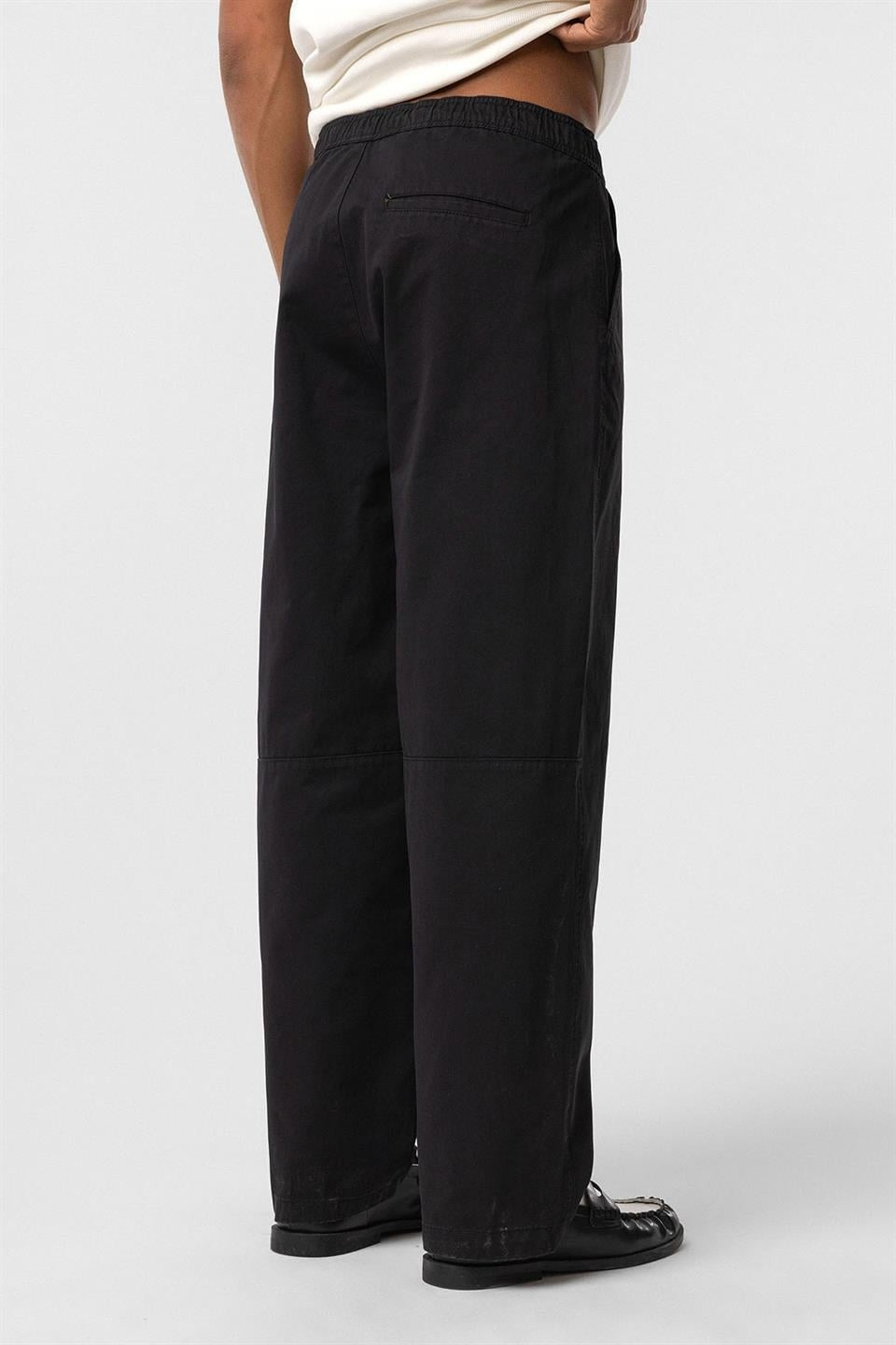 Pre-Washed Gabardine Baggy Pants
