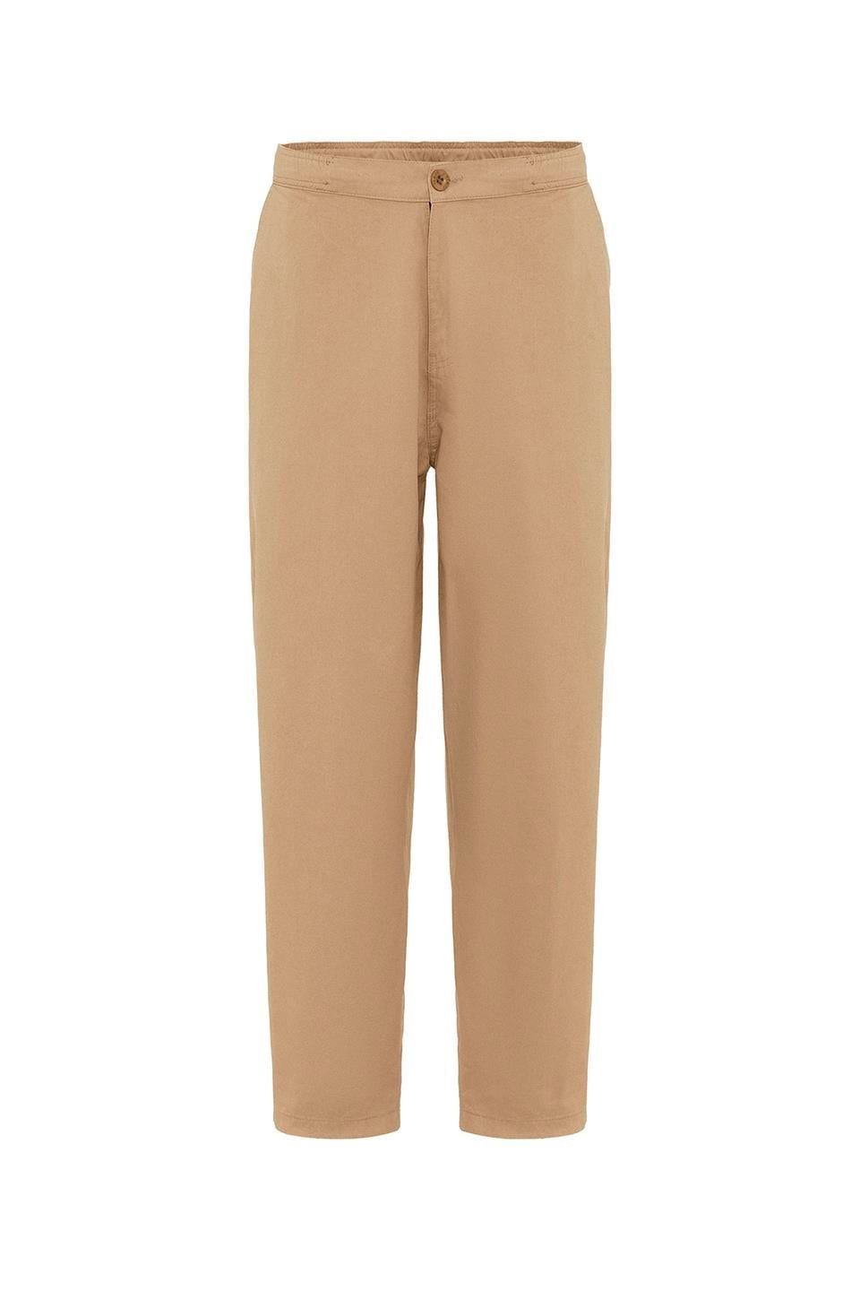 Pre-Washed Gabardine Baggy Pants