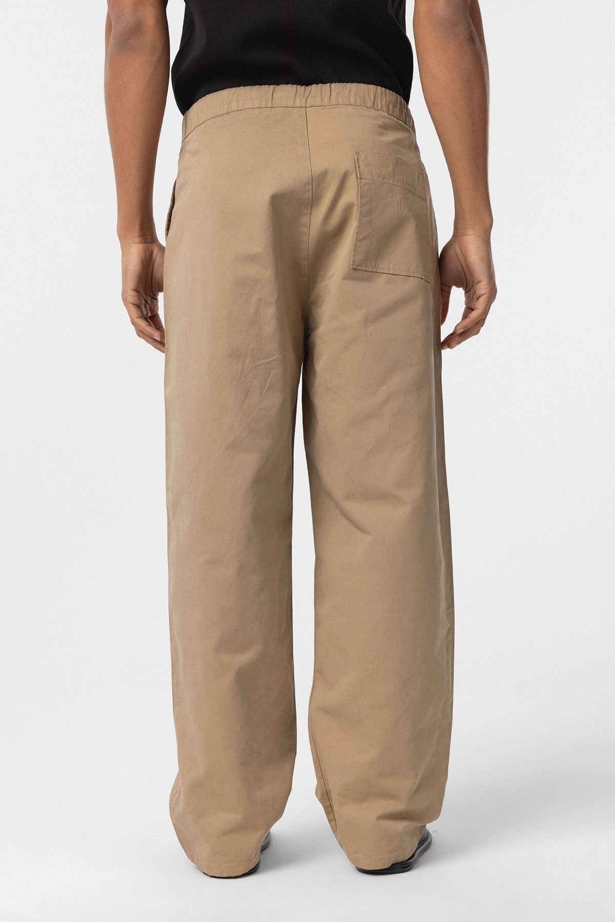 Baggy-Fit Gabardine Pants