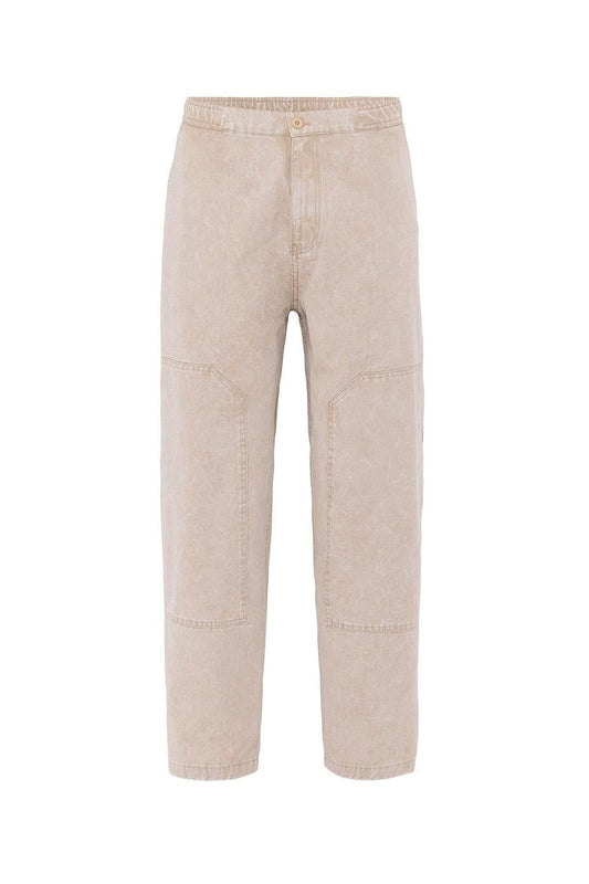 Pre-Washed Baggy Gabardine Pants