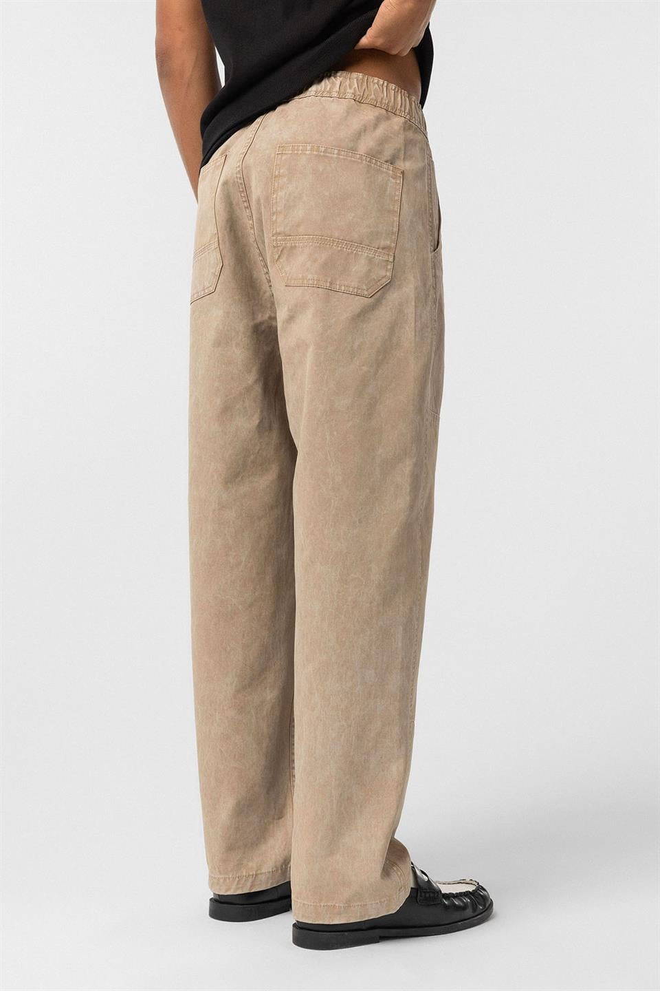 Pre-Washed Baggy Gabardine Pants