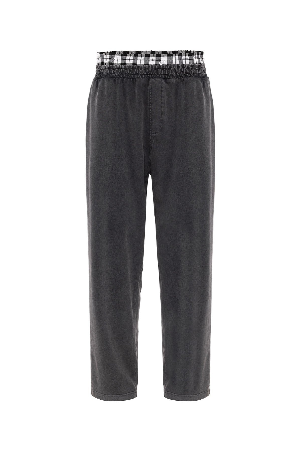 Washed, High-Waisted, Baggy Sweatpants