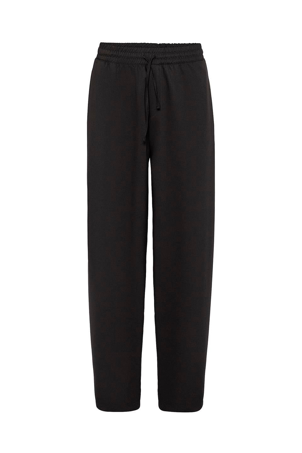 Baggy Pants with an Elastic Waistband