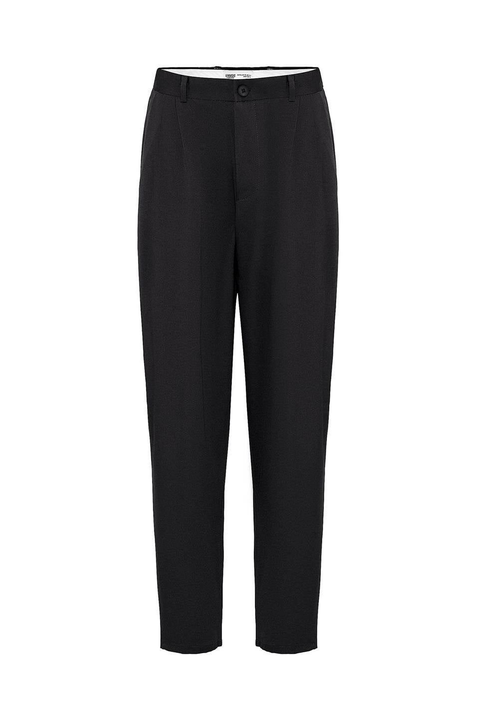 Baggy-Fit Pleated Pants