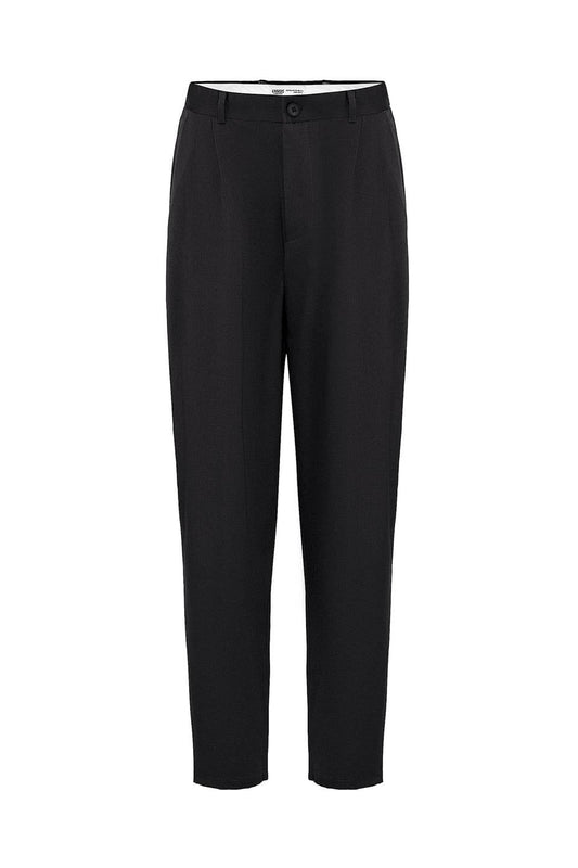 Baggy-Fit Pleated Pants
