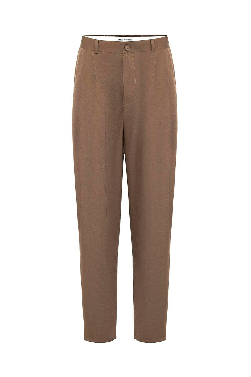Baggy-Fit Pleated Pants