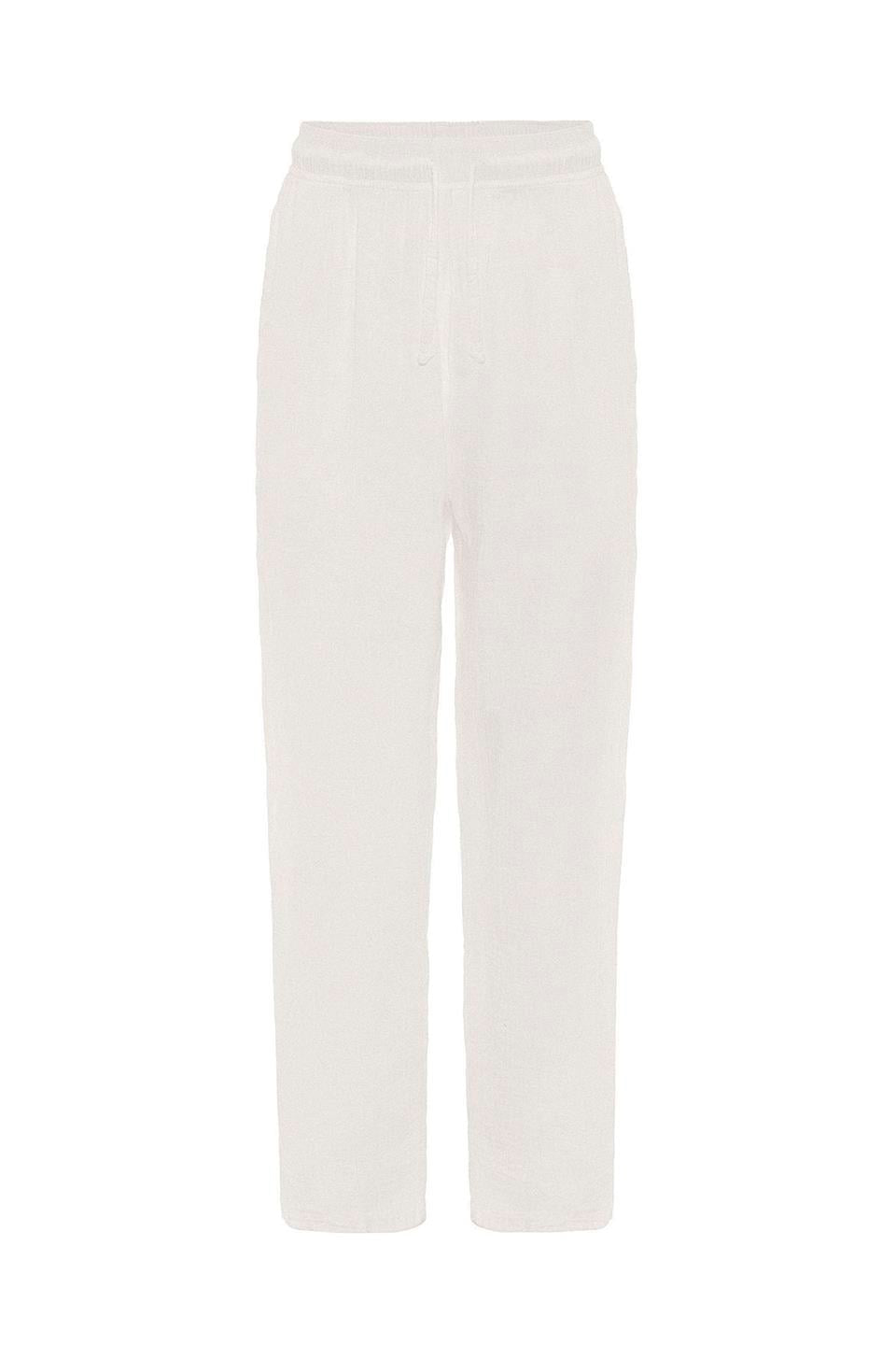 Baggy-Fit Muslin Linen Pants