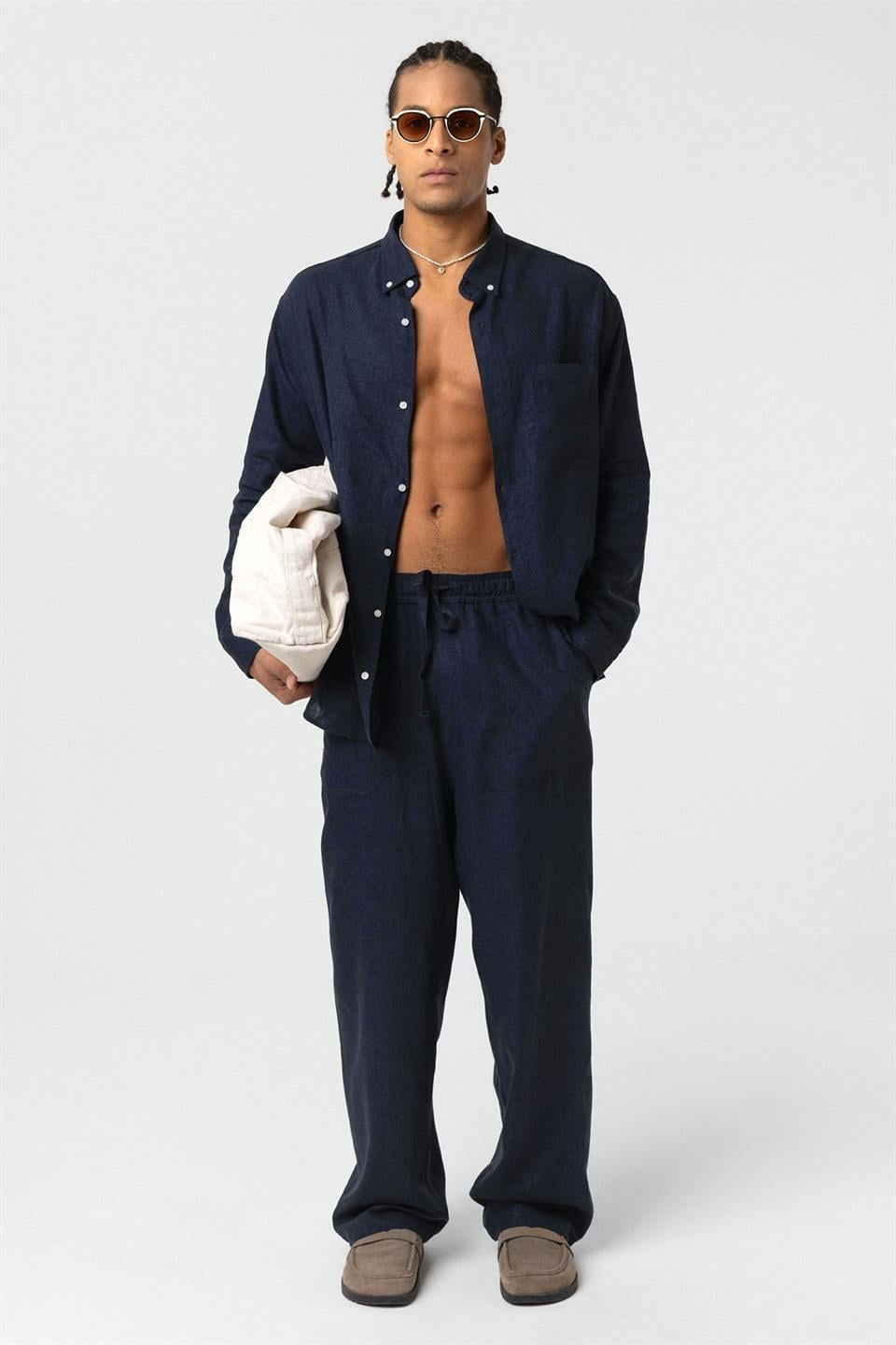 Baggy Linen Pants