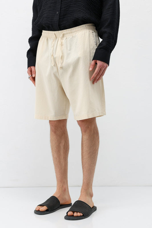 Oversized Linen Shorts