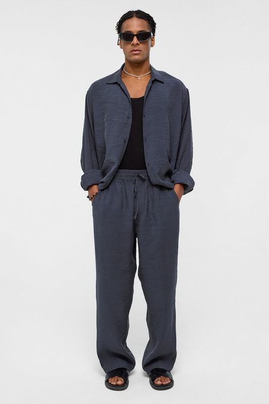 Baggy-Fit Modal Fabric Pants