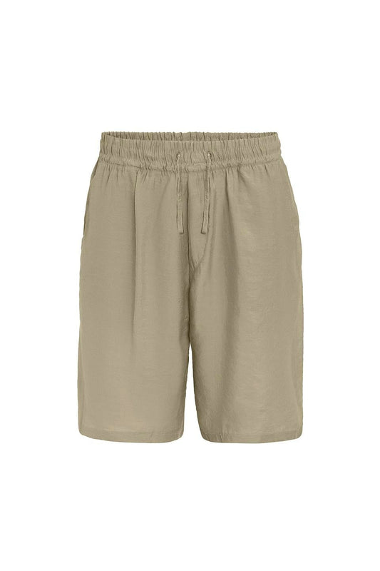 Oversized Modal Fabric Bermuda Shorts