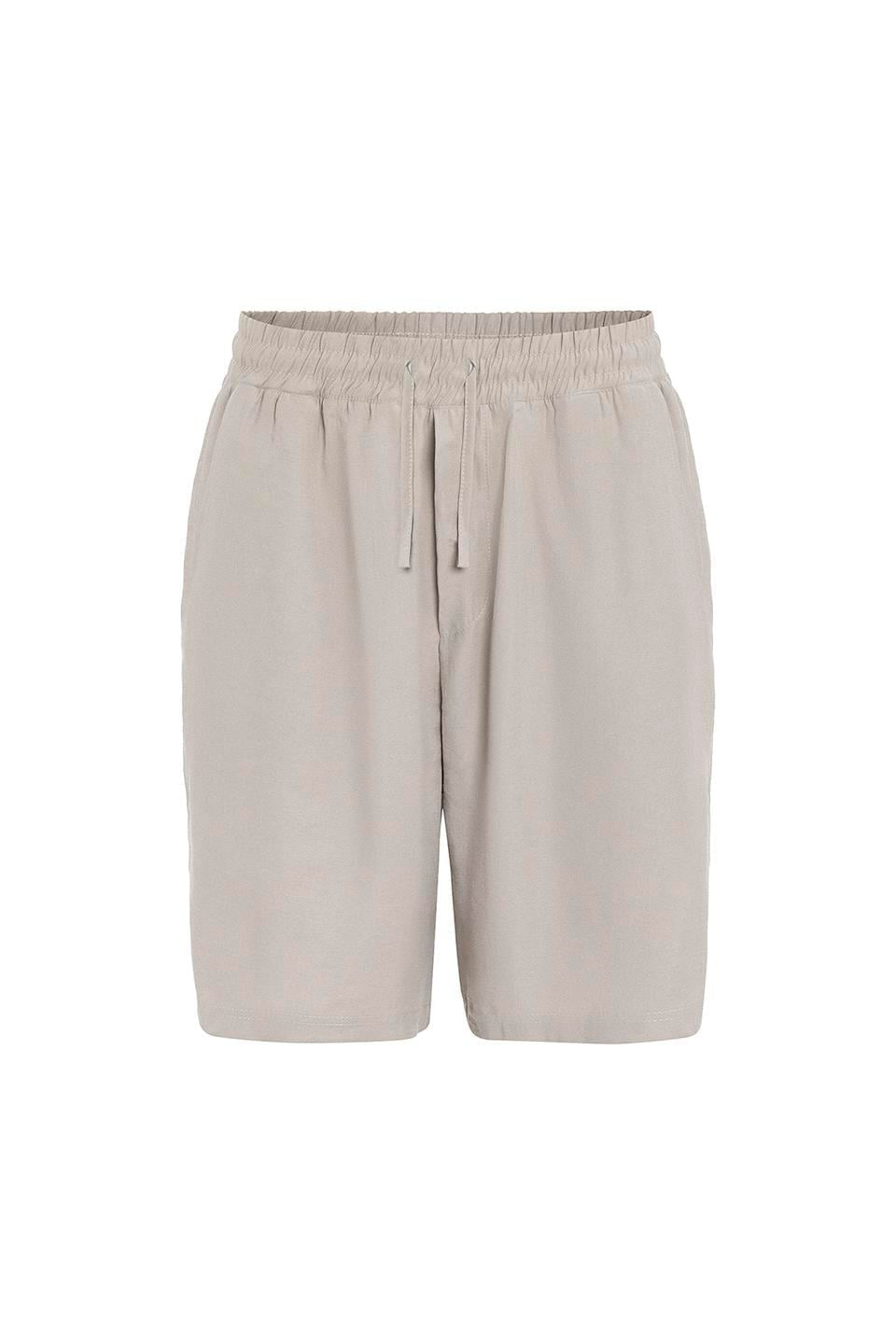 Oversized Modal Fabric Bermuda Shorts