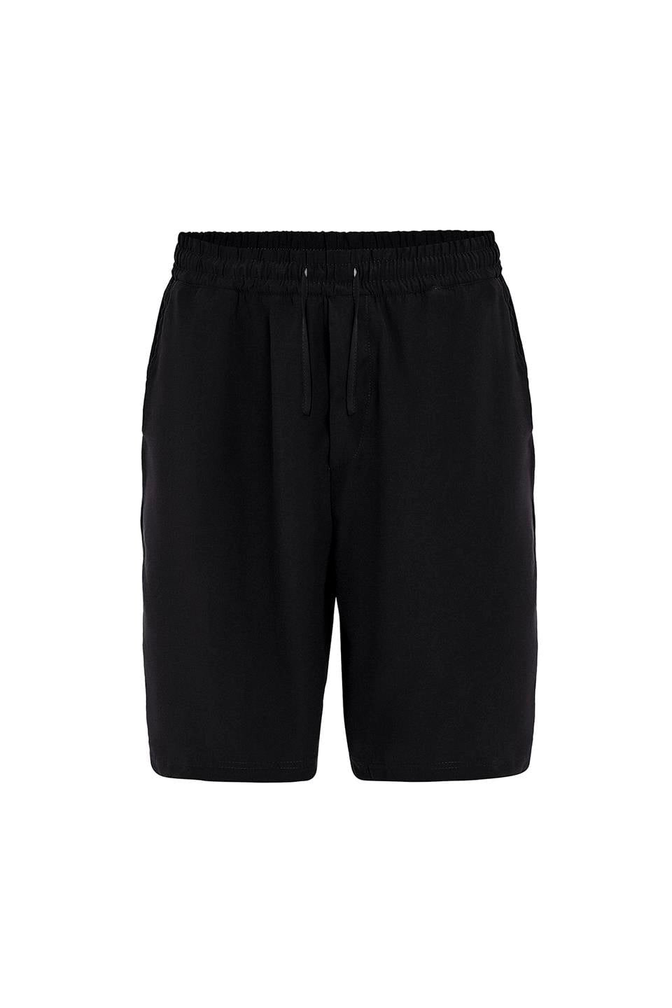 Oversized Modal Fabric Bermuda Shorts