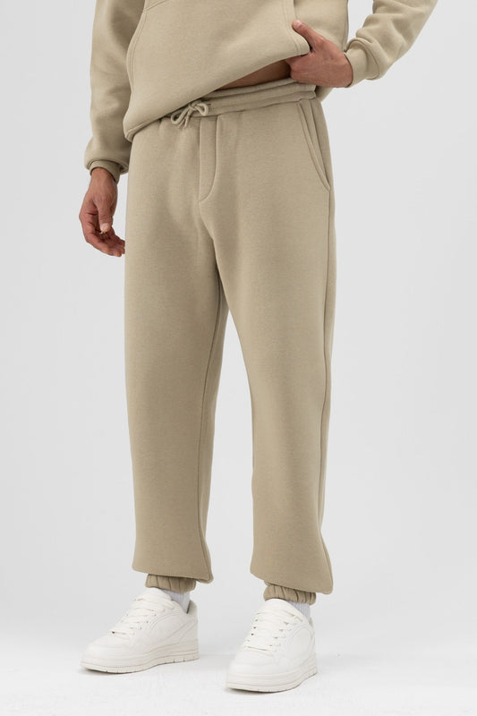 Basic Sweatpants with Elastic Cuffs