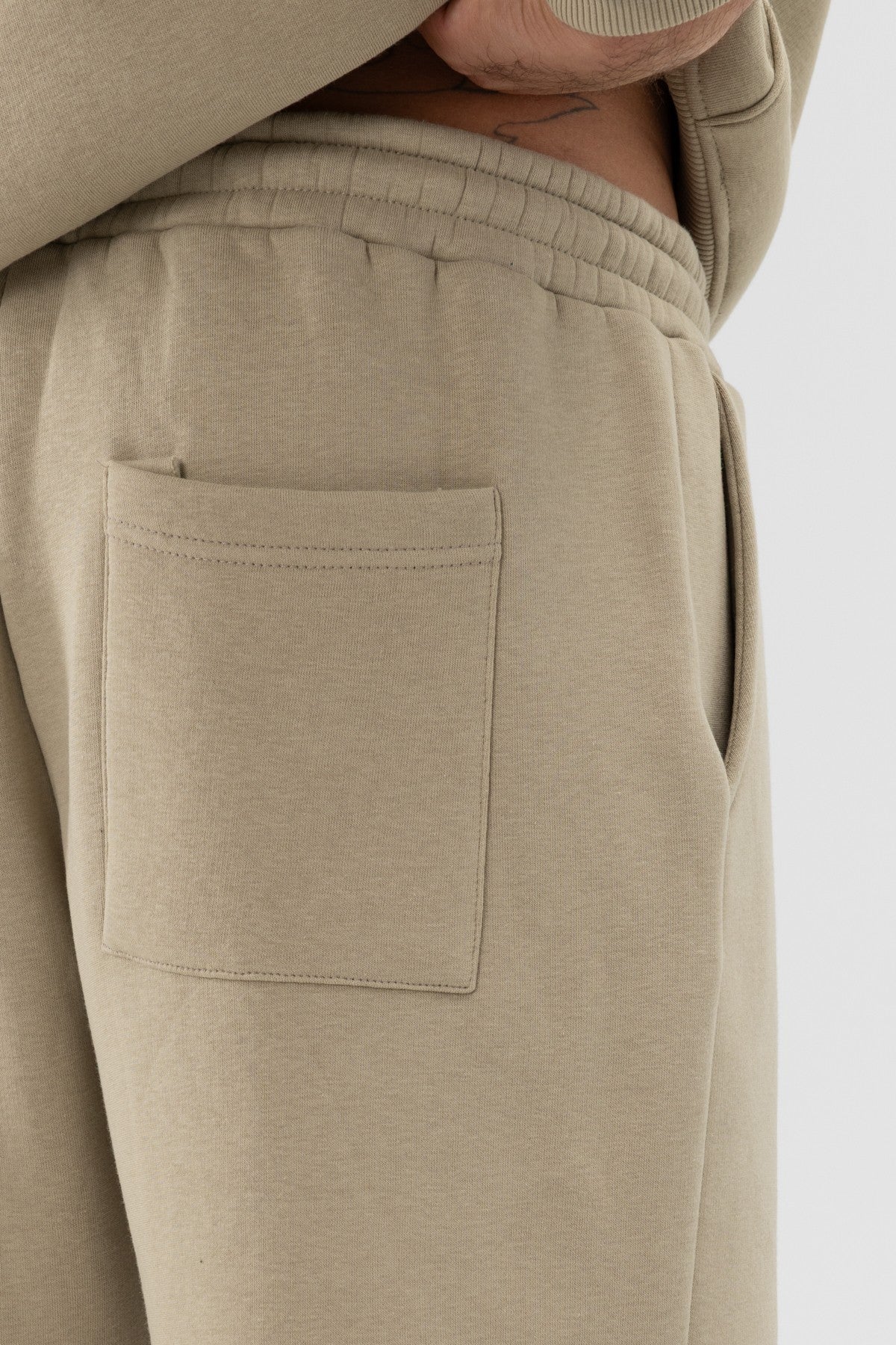 Basic Sweatpants with Elastic Cuffs