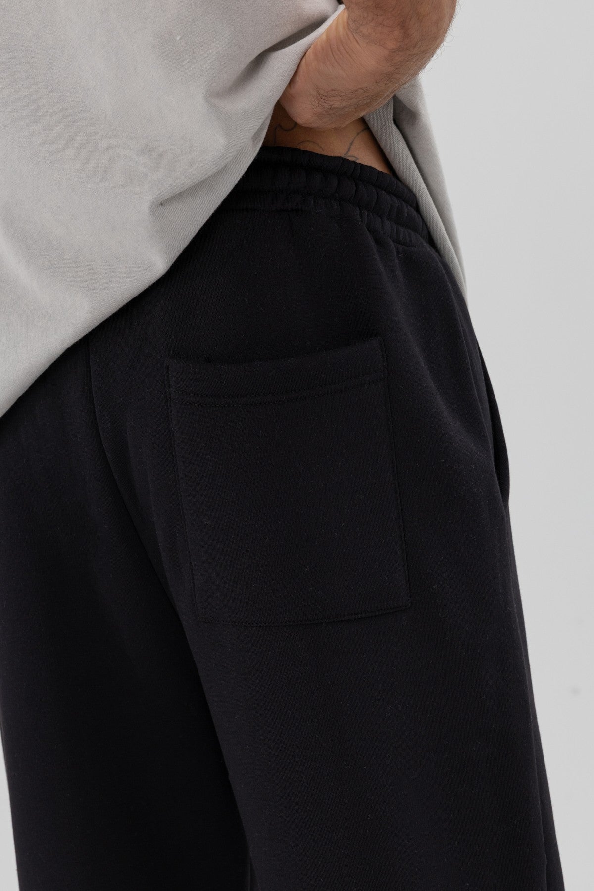 Basic Sweatpants with Elastic Cuffs