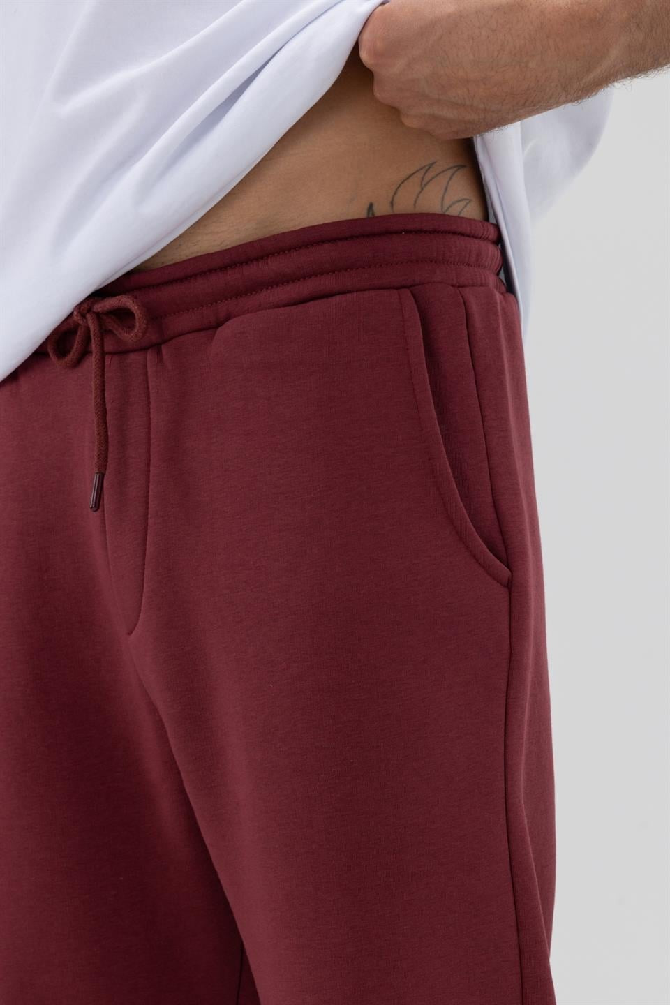 Basic Sweatpants with Elastic Cuffs