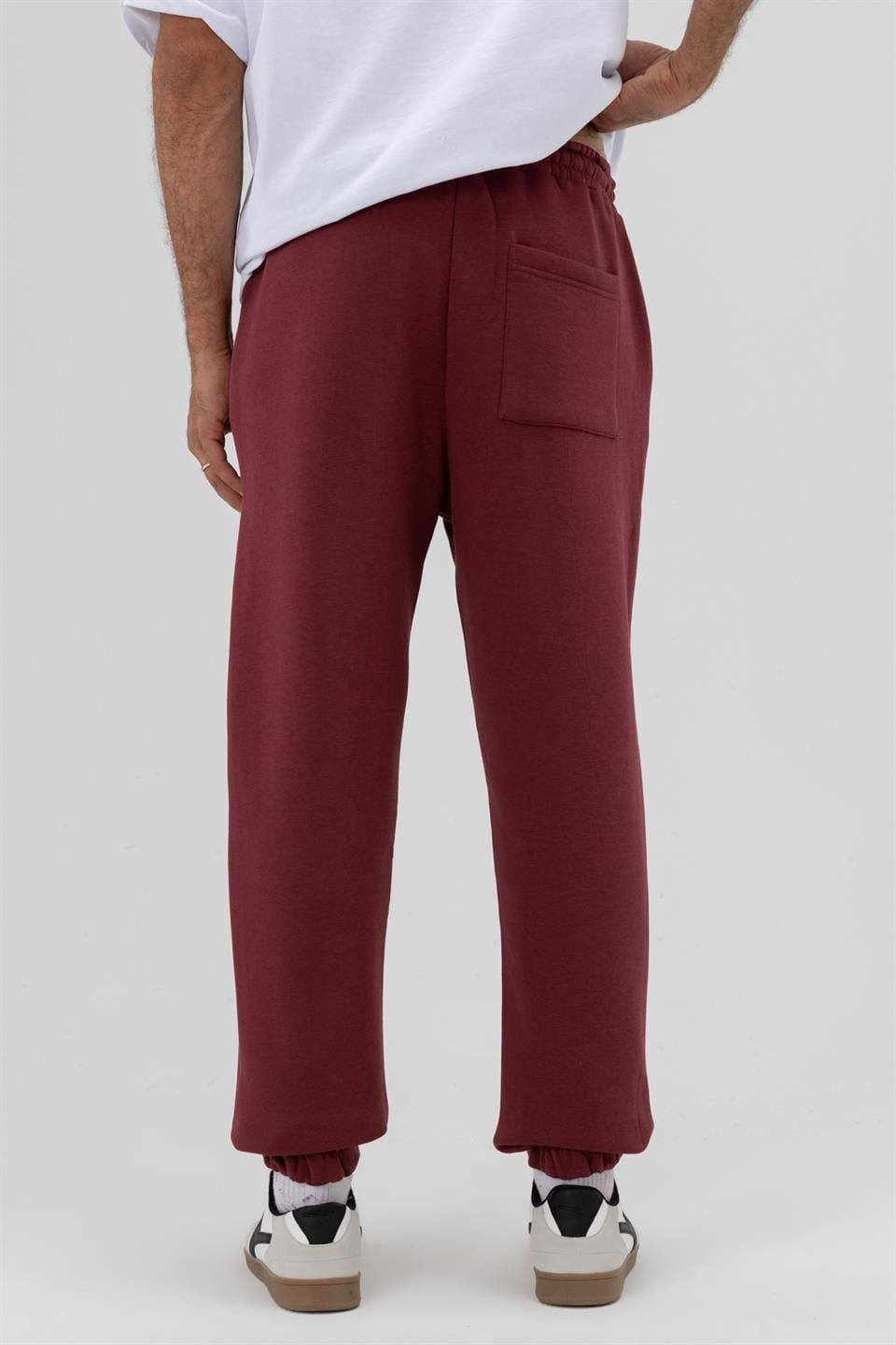 Basic Sweatpants with Elastic Cuffs