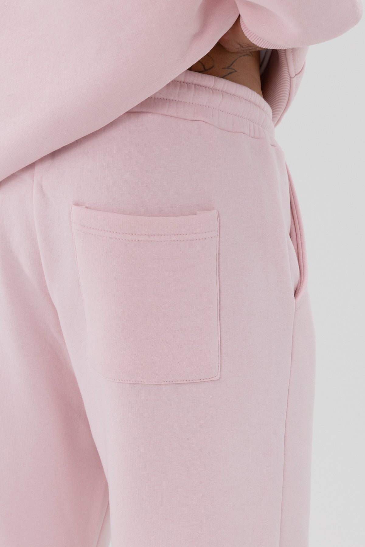 Basic Sweatpants with Elastic Cuffs