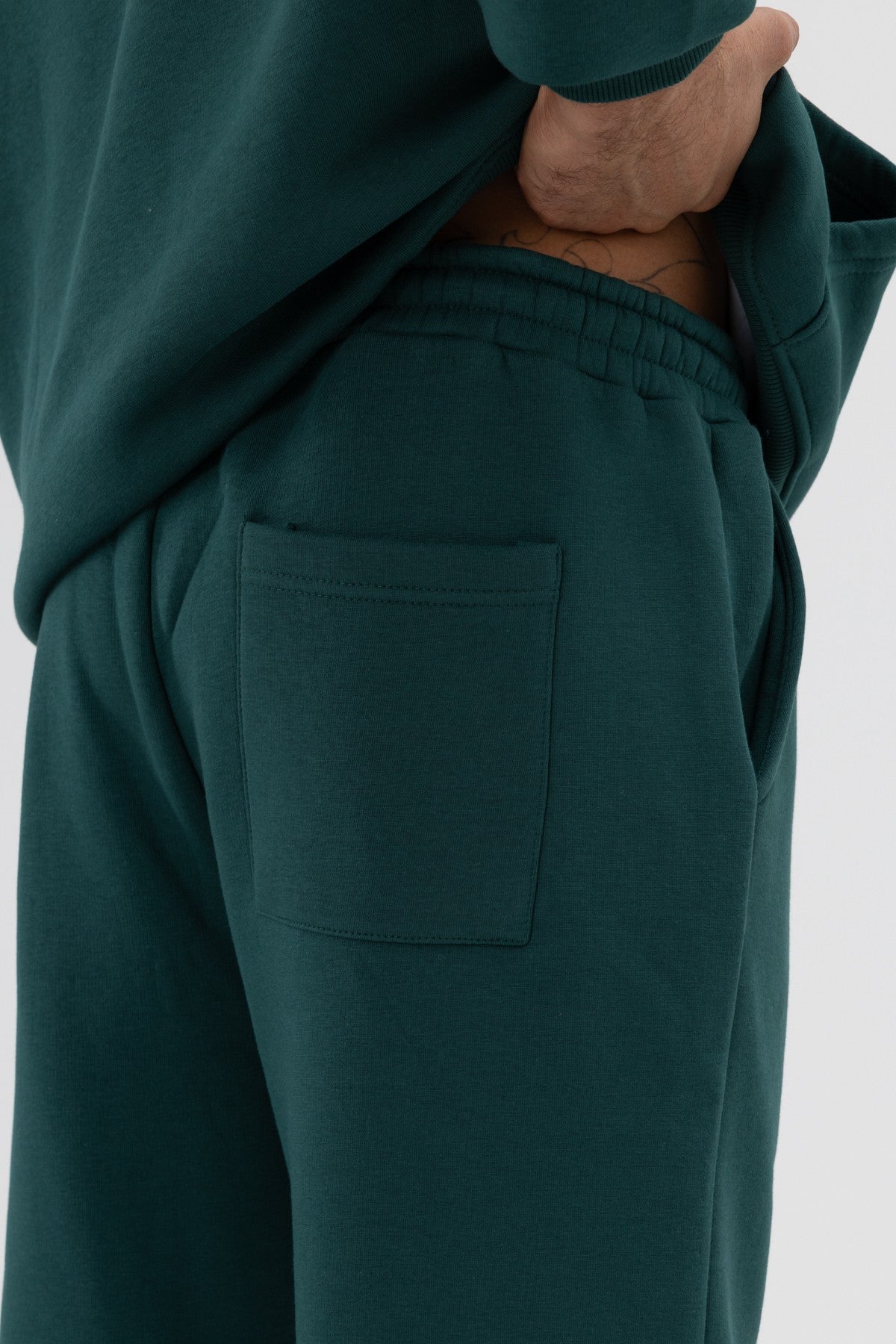 Basic Sweatpants with Elastic Cuffs
