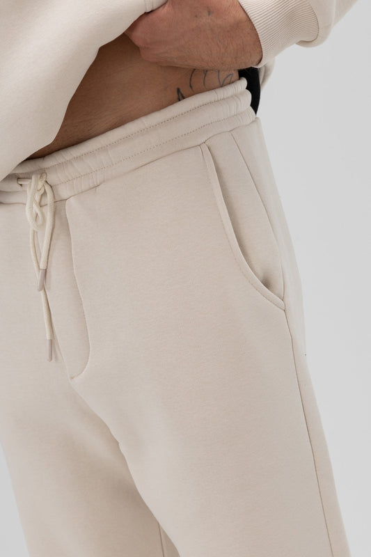 Basic Sweatpants with Elastic Cuffs