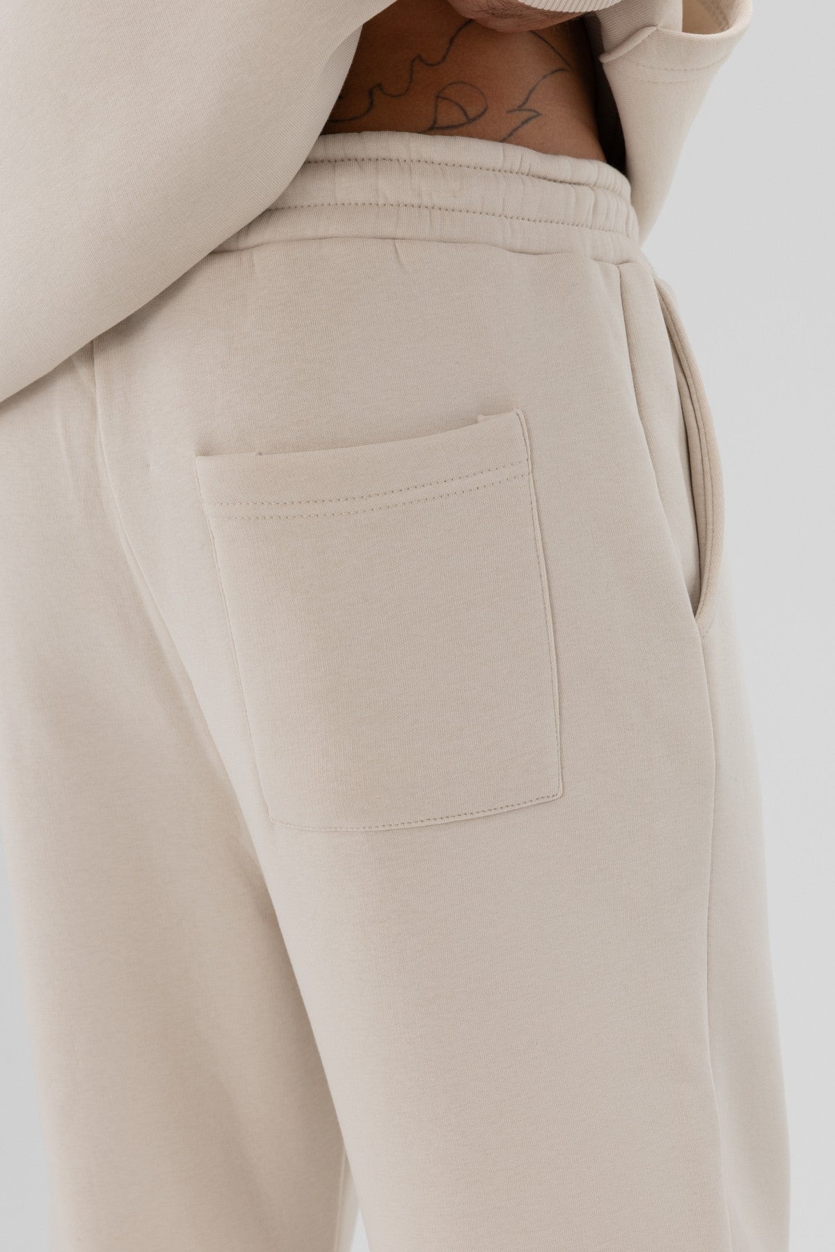 Basic Sweatpants with Elastic Cuffs
