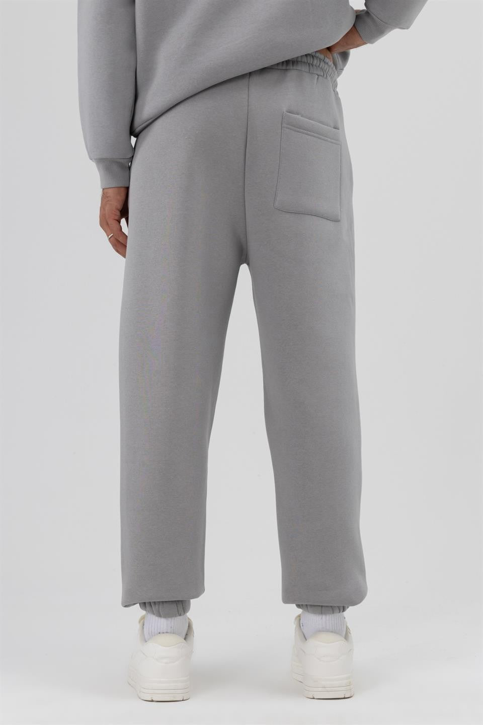Basic Sweatpants with Elastic Cuffs