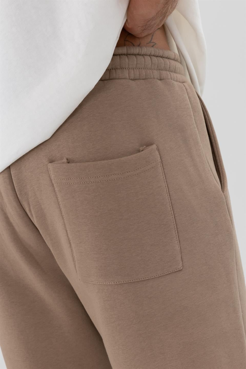 Basic Sweatpants with Elastic Cuffs