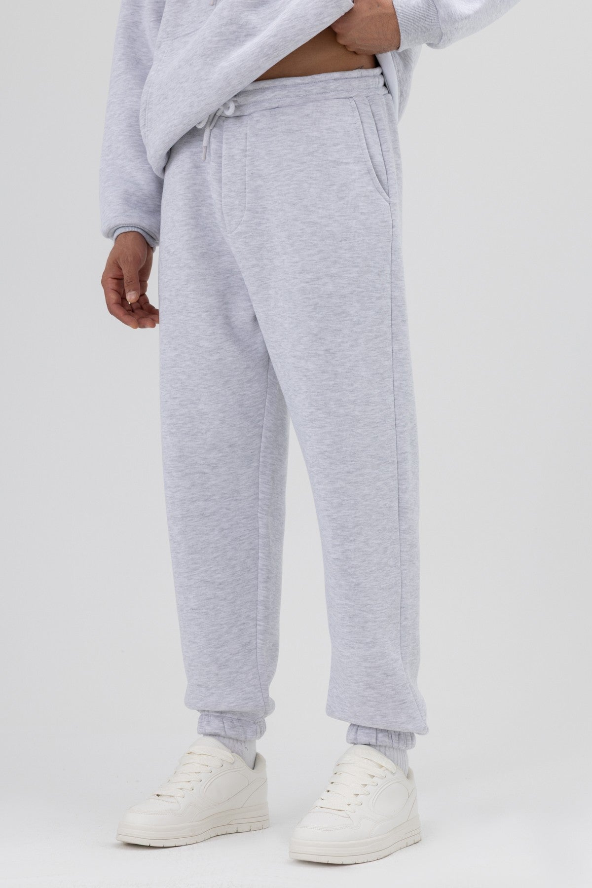 Basic Sweatpants with Elastic Cuffs