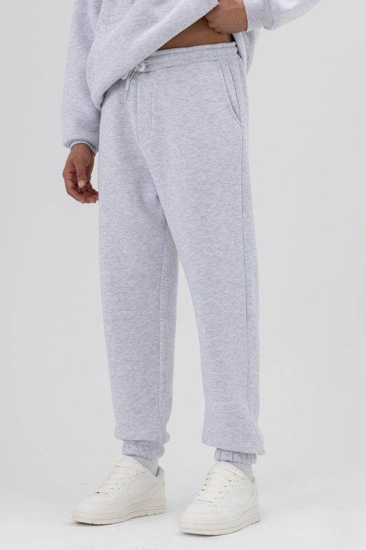 Basic Sweatpants with Elastic Cuffs