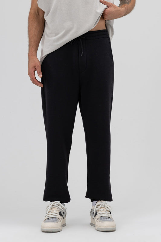 Basic Sweatpants with Elastic Cuffs