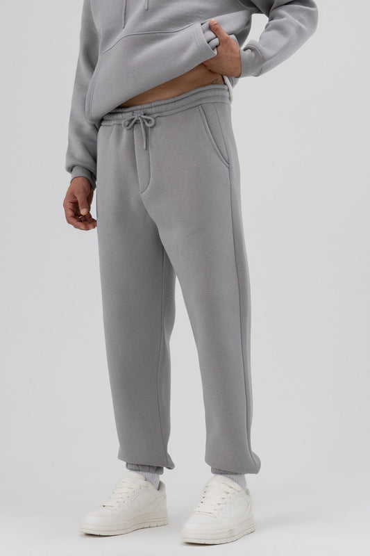 Basic Sweatpants with Elastic Cuffs
