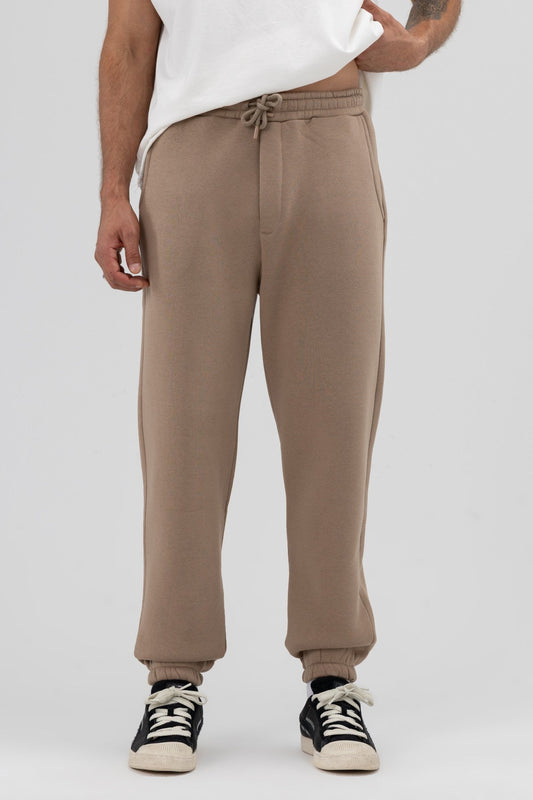 Basic Sweatpants with Elastic Cuffs