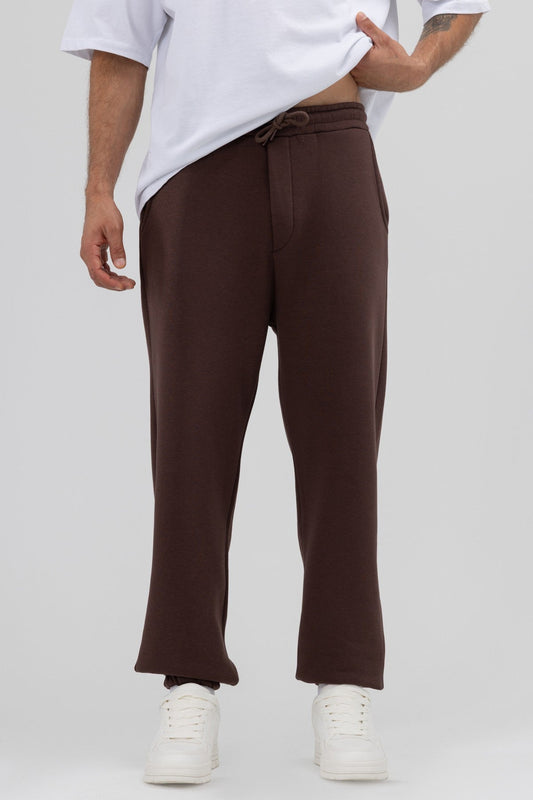 Basic Sweatpants with Elastic Cuffs