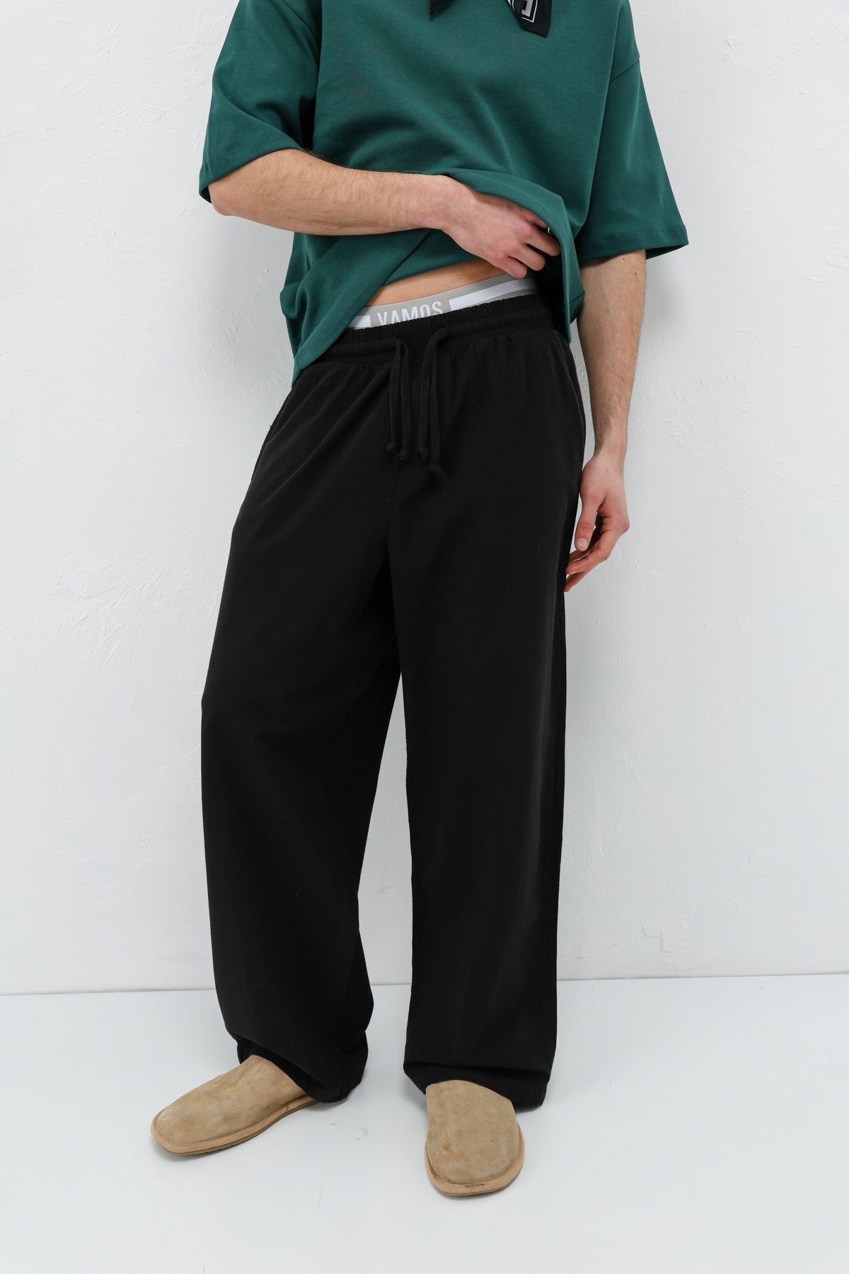 Super Baggy-Fit Linen Pants
