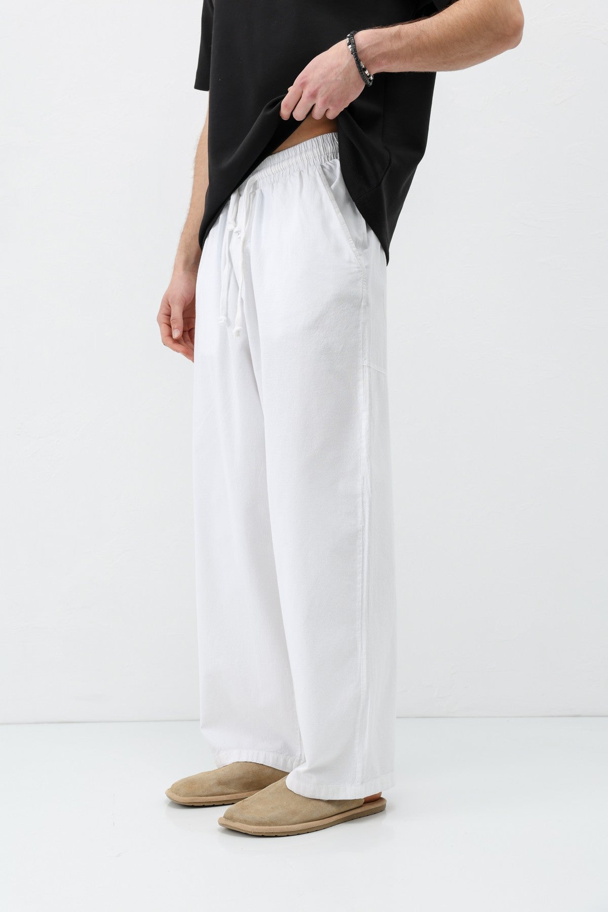 Super Baggy-Fit Linen Pants