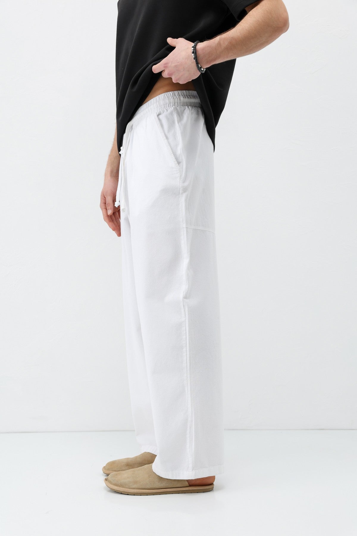 Super Baggy-Fit Linen Pants
