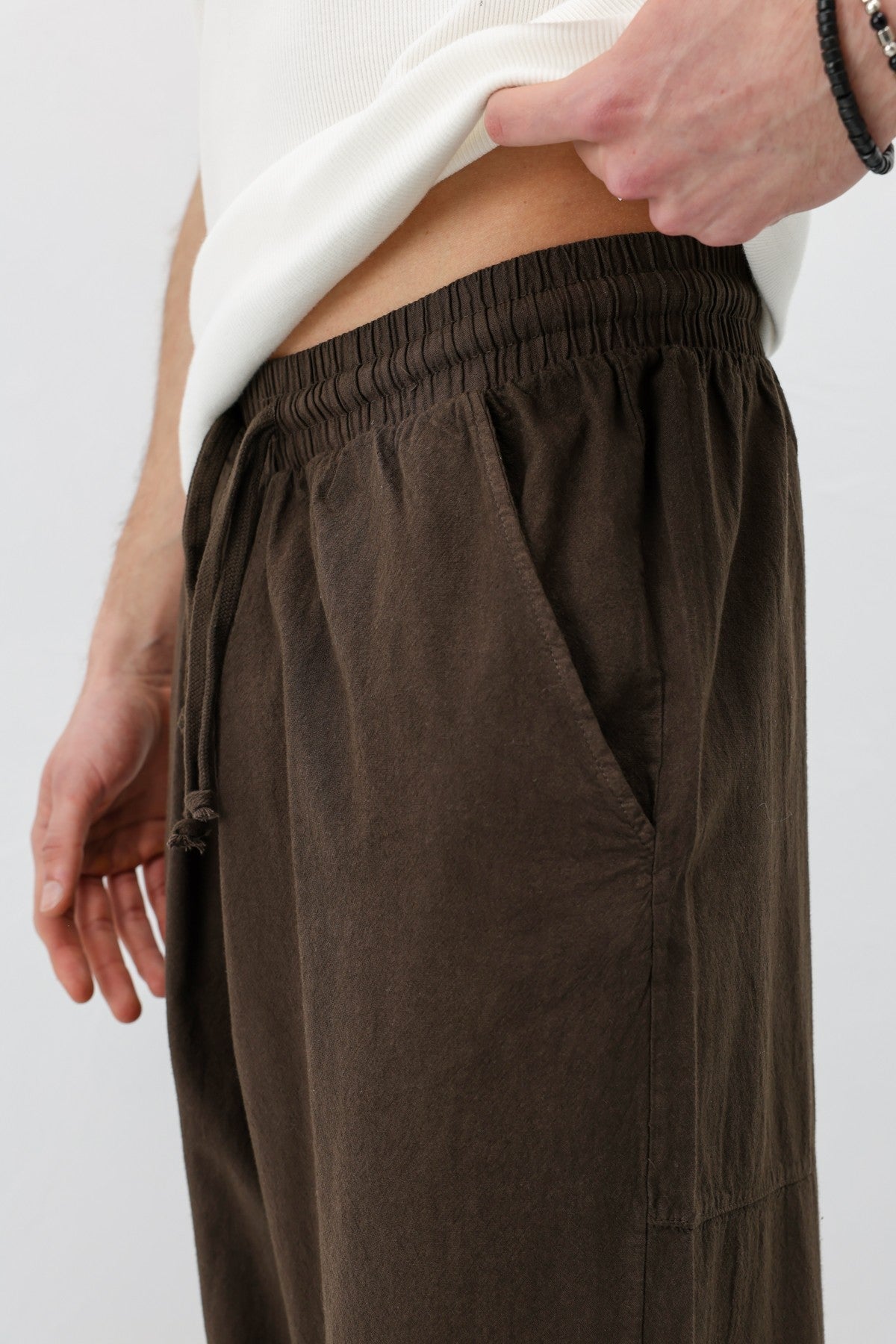 Super Baggy-Fit Linen Pants
