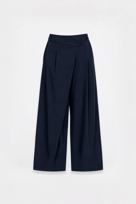 Balloon Fit Fabric Pants