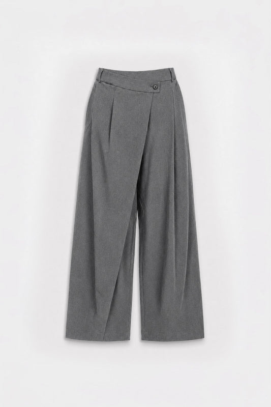Balloon Fit Fabric Pants