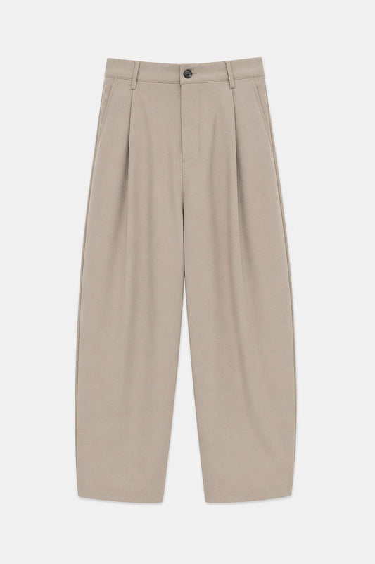Super Baggy Fit Stretch Fabric Pants