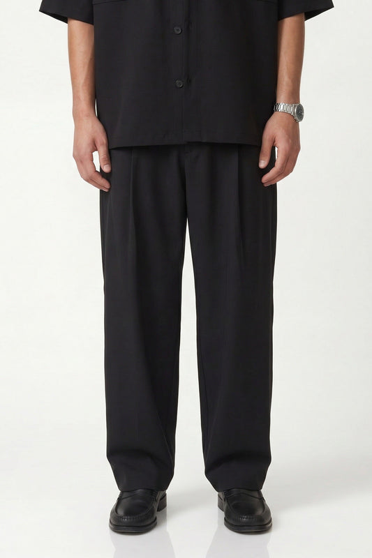 Super Baggy Fit Stretch Fabric Pants