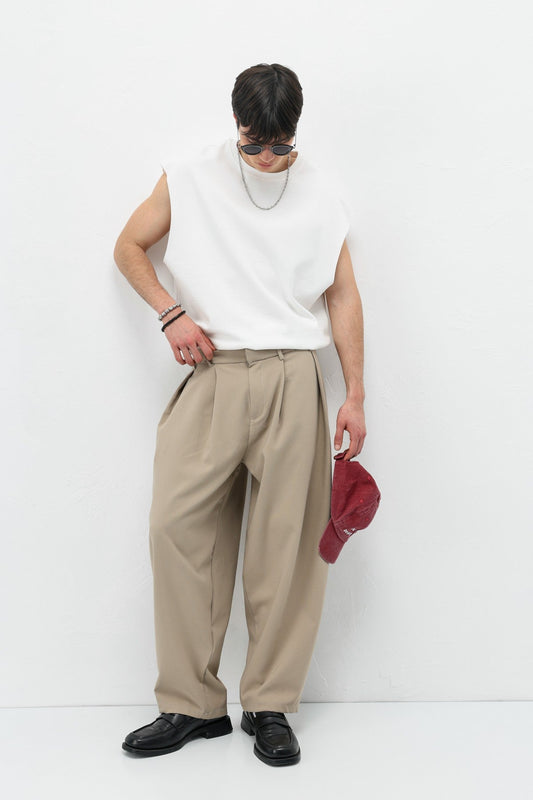 Barrel Fit Tailored Pants