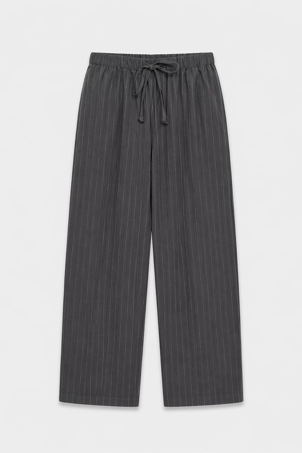 Striped Lyocell-Blend Relaxed-Fit Pants