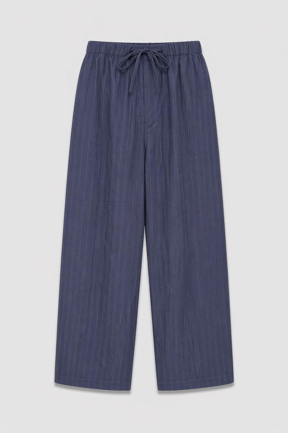 Striped Lyocell-Blend Relaxed-Fit Pants